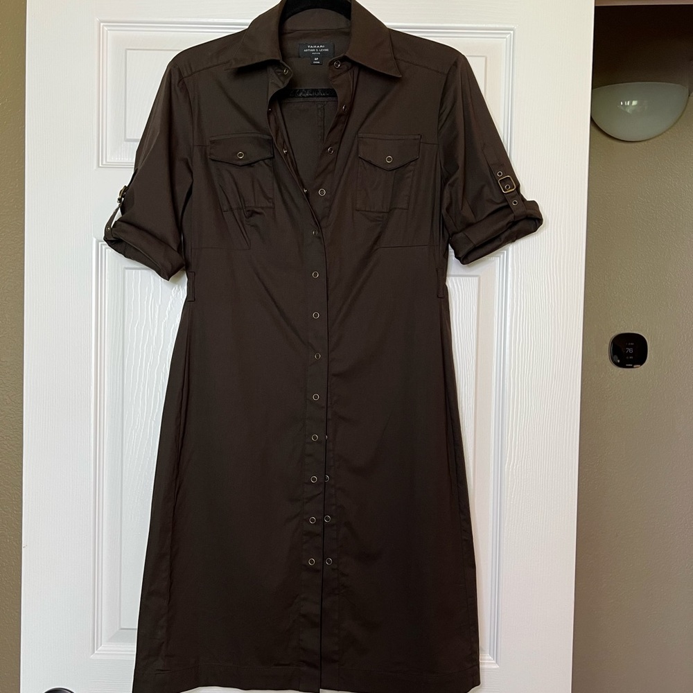 Tahari Women’s Brown Dress